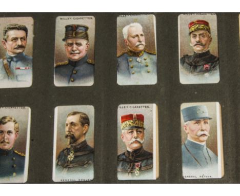 Cigarette Cards, Mixture, two hardback slot in albums containing various sets and part sets mainly Players and  Wills, cards 