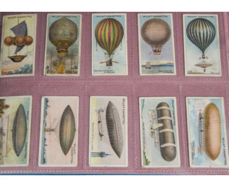 Cigarette Cards, Wills, a selection of sets, various genres, to name Aviation, Allied Army Leaders, Alpine Flowers, Associati