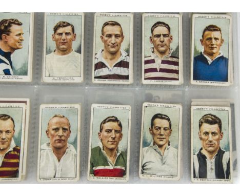 Cigarette Cards, Football, a mixture of part sets and single cards, including various Phillips Footballer (K size), Ogdens Fo