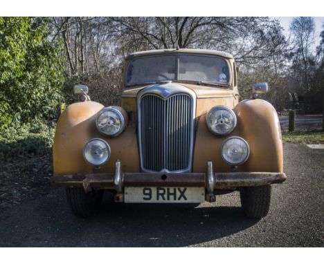 A Riley RMF 2.5litre Motor Car 1953, currently carrying registration number 9 RHX, 1 of only 1050 made, this is a RHD export 