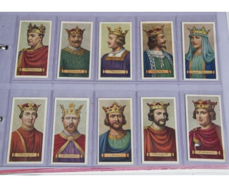 Cigarette Cards, Carreras, a selection of sets in a modern ringbinder including Kings &amp; Queens of England, Amusing Tricks