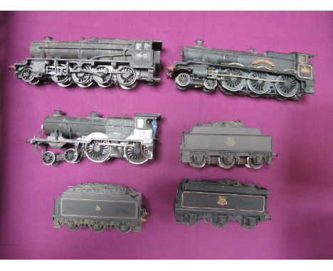 Three "00" Gauge 4mm Locomotives and Tenders, made up of a combination of parts and sometimes white metal kit built, includin