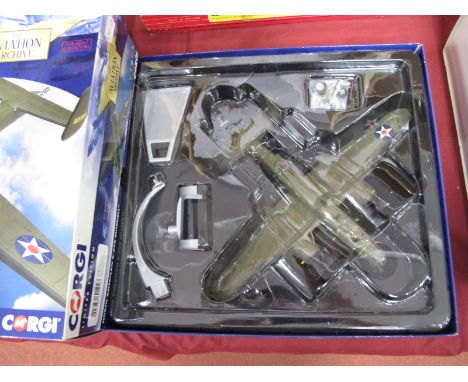 A Boxed Corgi 'The Aviation Archive' 1:72nd Scale Diecast Model Military Aircraft, #AA35312 North American B-25B Micthell 40-