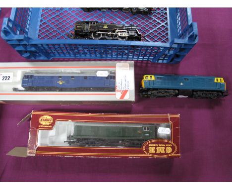 Three "00" Gauge Outline Diesel Locomotives, by Airfix, Lima, Hornby including Lima class 20 diesel, R/No D8040, BR green, re