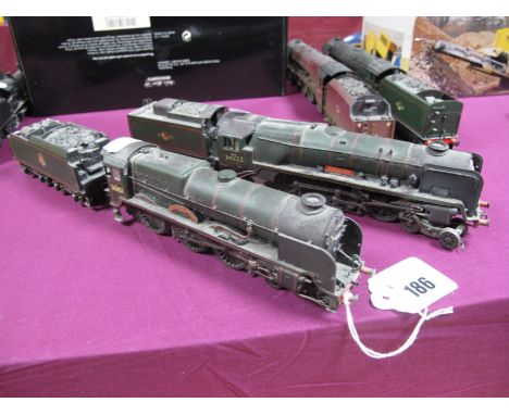 Two "00" gauge 4mm Locomotives and Tenders, made up of a combination of parts and or based upon a kit, including Wrenn bodies
