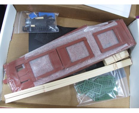 A Boxed Korber Models "H0" Scale Outline Amercian #104 Three tall Roundhouse Kit.