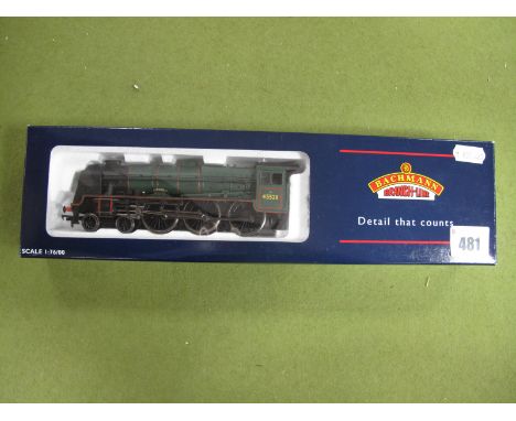 A Bachmann Branch Line "00" Gauge #31-203 Rebuilt Patriot Class 4-6-0 Locomotive and six wheeled tender, R/No 45528, 'R.E.M.E