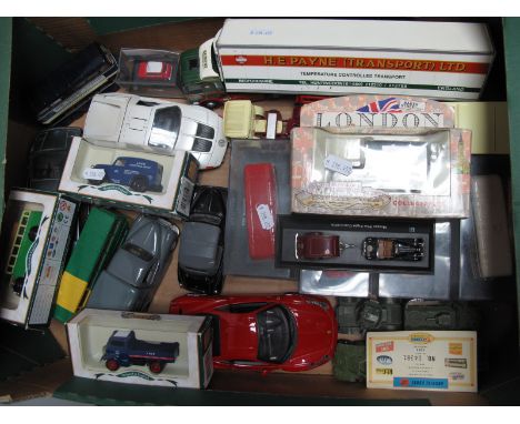 A Quantity of Diecast model Vehicles of Varying Scale By Dinky, Corgi, Lledo, Maisto and others, including Corgi AEC with box