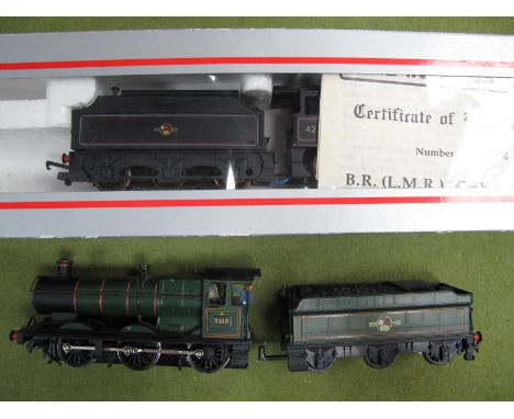 Two 'OO' Gauge Locomotives and Tenders, Lima Class 5 Crab 2-6-0 Locomotive and Six Wheeled Powered Tender, R/No. 42760, BR bl