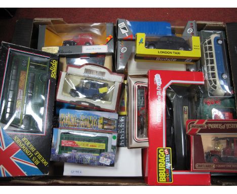 A Quantity of Diecast Model Vehicles, by Burago, Corgi, Solido, Rio, Brumm and other including Roslyn Promotional models, die