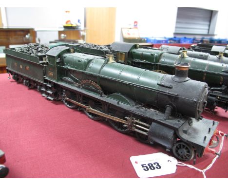 A 7mm "0" Gauge Static Brass Built Kit of a 4-6-0 Saint Class locomotive and tender - 'Lady of Lynn', R/No 2906, finished in 