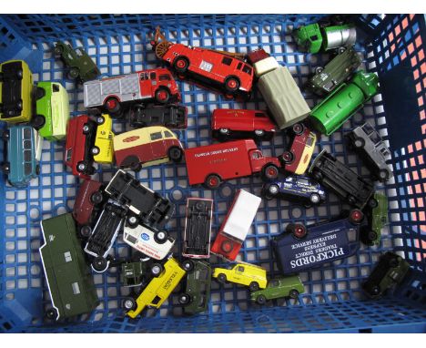 A Quantity of Diecast Vehicles, predominately 1:76th Scale by Base Toys, Oxford, Classix and other including cars, commercial