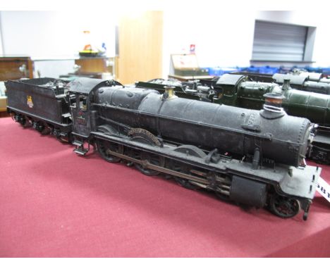 A 7mm "0" Gauge Static Brass Built Kit of a 4-6-0 Grange Class locomotive and tender - Gwenddwr Grange, R/No 6817, signs on w