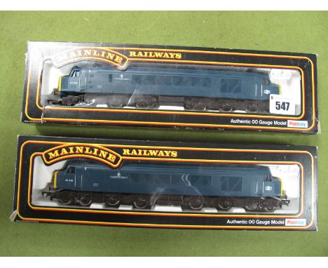 Two Mainline 'OO' Gauge #37-051 Class 45 Diesel Locomotives, R/No. 45039, 'The Manchester Regiment', BR blue:- Boxed