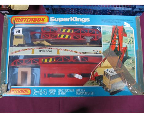 A Matchbox Superkings Set No. K-44 - Bridge Layer, boxed, box damaged, unchecked.