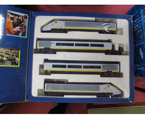 A Boxed Hornby 'OO' Gauge #R.665 Eurostar Train Pack, comprising of Class 373 Powered Locomotive, Class 373 unpowered locomot