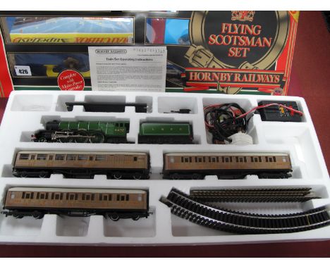 A Hornby "00"Gauge #R577 Freight Master Train Set, comprising of class 29 Diesel Locomotive R/No 6110, BR green, six assorted