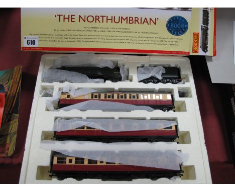 A Hornby "00"Gauge #R2435 'The Northumbrian'Train Pack,  comprising of class A4 4-6-2 Locomotive, R/No 60003, 'Andrew K McCos