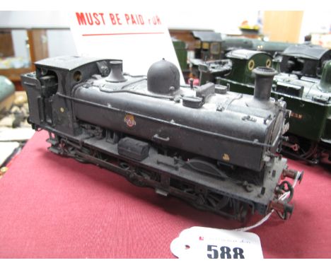 A 7mm "0" Gauge Static Brass Built Kit of a 0-6-0 Pannier locomotive, R/No 5708 British Rail finish, signs of wear and displa