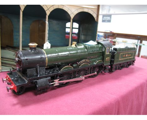 A Lionel 'O' Gauge 4-6-0 Hall Class Locomotive and Tender, three rail 'Olton Hall', finished in Great Western with R/No. 5972