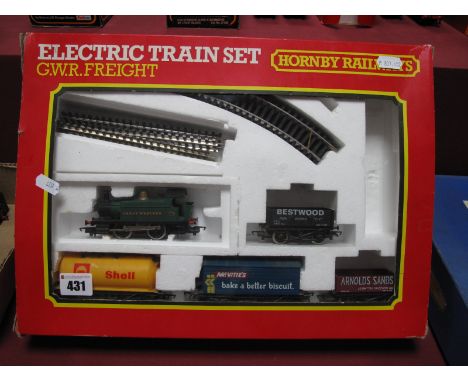 A Hornby "00" Gauge R.783 G.W.R Freight Set, comprising of Great Western 0-4-0 tank locomotive R/No 101, four wagons, track t