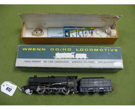 MODEL RAILWAY - A Boxed Wrenn "OO" Gauge #W2224 Class 8F 2-8-0 Freight Locomotive R/No. 48073, BR black, six wheel tender, ru