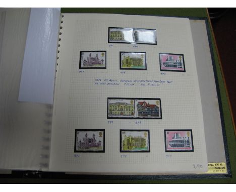 A Well Presented Mint and Used Collection of G.B Commemorative's, from 1970-79 in a twenty two ring album, each set mint and 