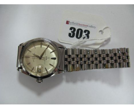 Tudor Prince Oyster Date; A Gent's Self Winding Vintage Wristwatch, the signed dial with baton markers, centre seconds and da