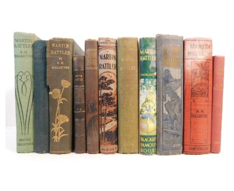 Eleven varied editions of same book: Martin Rattler - R. M. Ballantyne