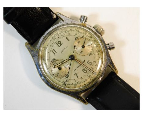 A Swiss Telemetre Incabloc Antimagnetic vintage wristwatch