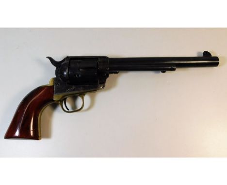 A fine quality Henry Krank &amp; Co. Wild West Colt Peacemaker replica with blued steel &amp; brass fittings used by local re