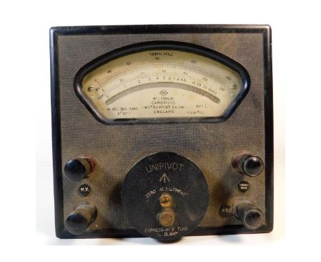 A W.D Unipivot wireless component. Provenance: Submitted by Mrs. Lauraine Sadleir MBE &amp; the late Mr. Michael R. Sadleir