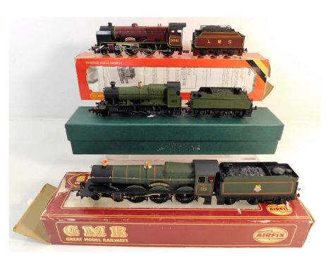 An Airfix boxed GMR BR S4125-S Pendennis Castle engine &amp; tender twinned with a Hornby Duke Of Sutherland LMS 5541 &amp; o