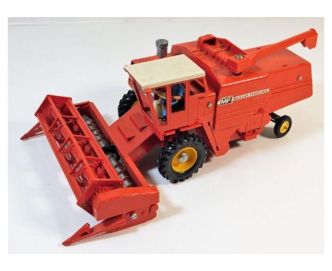 A Britains Massey Ferguson Combine Harvester, used for the catalogue photos in the late 1970's 10.75in long 