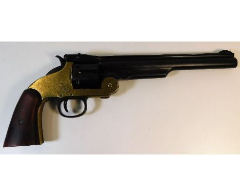 A BKA 217 Wild West Smith &amp; Wesson 1869 replica used by local re-enactment club. Provenance: Submitted by Mrs. Lauraine S
