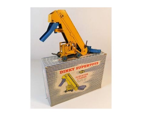A boxed Dinky 964 diecast toy elevator ladder, fault to winder, some play wear
