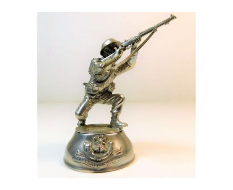 A DCLI Britannia metal soldier figure 4in tall. Provenance: Submitted by Mrs. Lauraine Sadleir MBE &amp; the late Mr. Michael
