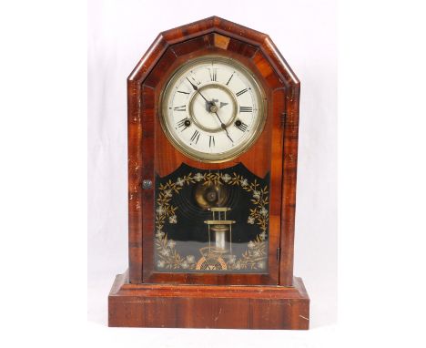 American mantle clock, 46cm high