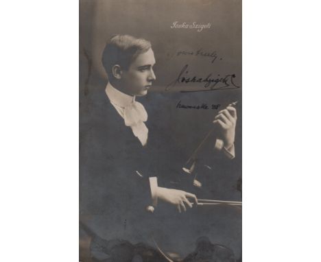  FAMOUS MEN & WOMEN: Selection of vintage signed postcard photographs, signed cards (with neatly attached cigarette cards etc
