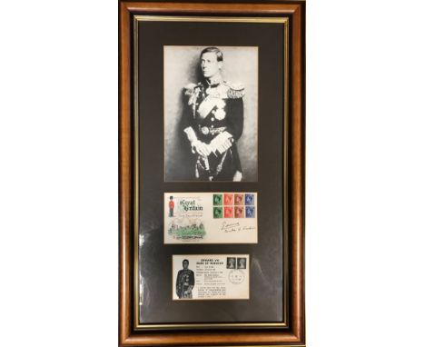 EDWARD VIII: (1894-1972) King of the United Kingdom January - December 1936. Later Duke of Windsor. Signed First Day Cover by
