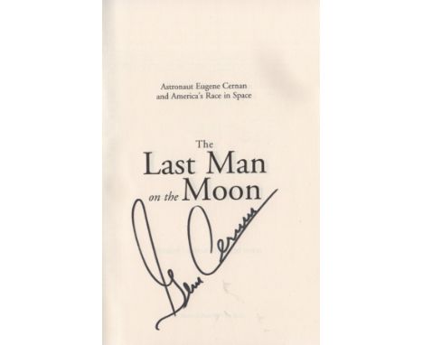 CERNAN GENE: (1934-2017) American Astronaut, Commander of Apollo XVII, the final Apollo lunar landing. Cernan is the eleventh