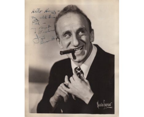  DURANTE JIMMY: (1893-1980) American Singer, Comedian and Actor. An excellent vintage signed and inscribed 8 x 10 photograph 