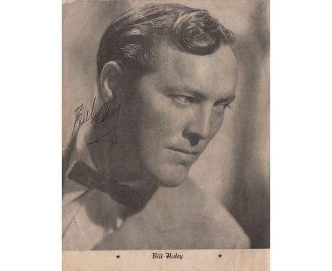 HALEY BILL: (1925-1981) American Rock 'n' Roll Musician. A vintage 4to printed souvenir programme for The Big Show starring B