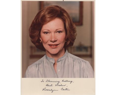 FIRST LADIES: Selection of signed cards, photographs of various sizes (8 x 10 and smaller) etc., by various American First La