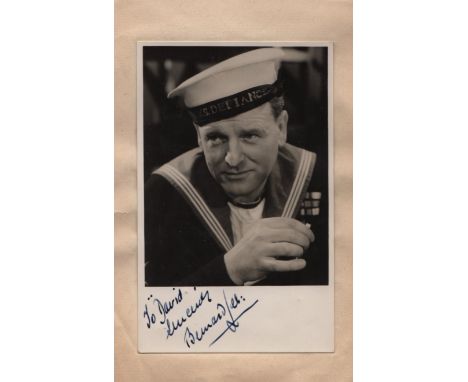 AUTOGRAPH ALBUM: An autograph album containing over 30 vintage signed postcard photographs, letters, a few clipped signed pie