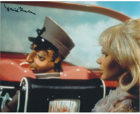 THUNDERBIRDS, 8x10 photo from Thunderbirds signed by David Graham who is the voice of Parker. Good Condition. All signed item