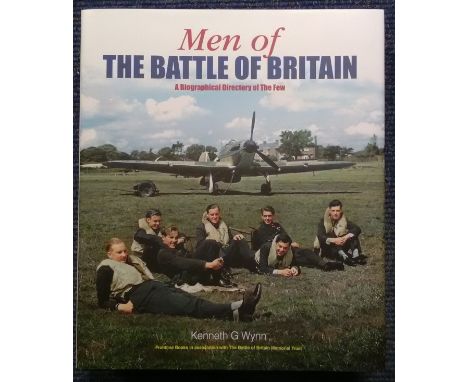 Multi-signed Men of the Battle of Britain hardback book. Signed by Foster, Iveson, Neil, Burns, Clark, Pickering, Rose, Wainw