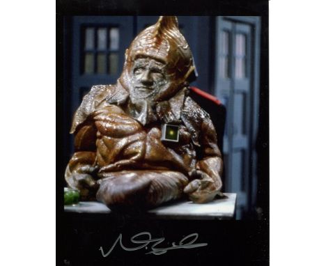 DOCTOR WHO, 8x10 photo from the TV series Doctor Who signed by Nabil Shaban. Good Condition. All signed items come with our c