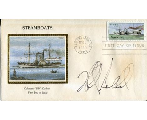 RMS TITANIC, First day cover signed by Dr Robert Ballard, the oceanographer who located and then explored the wreck of Titani