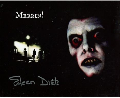 THE EXORCIST, 8x10 photo from one of the greatest horror movies of all time, signed by Eileen Dietz who played the Demon. Goo